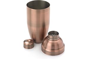 Barfly M37039ACP Lot de 3 shaker style japonais 700 ml Cuivre antique