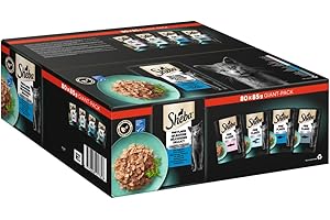 Sheba Delicacy Fishy Flavours in Jelly - Wet Cat Food - 80x 85g