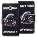 Produktbild Samsung G530 Hülle, SpiritSun PU Leder Wallet Schutzhülle für Samsung Galaxy Grand Prime SM-G530 Bookstyle Design Ledertasche Case Tasche mit Standfunktion und Kredit Kartenfächer - Don't Touch My Phone
