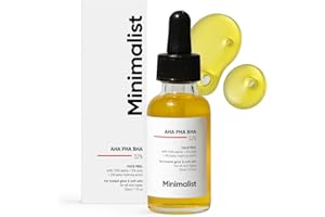 Minimalist 32% AHA PHA BHA Peeling Solution for Glowing Skin, Smooth Texture & Pore Cleansing | Weekend Facial Exfoliant or Peel |30 ml (Pack of 1)