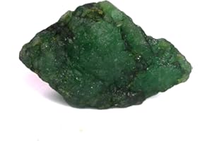 Real Gems Rough Emerald Stone from Brazil, Raw Natural Crystal 62 Ct Emerald for Cabbing, Lapidary and Wire Wrapping