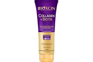 BIOXCIN Kollagen & biotin volymbalsam 250 ml – hårbalsam för fint och tunt hår – med hydrolyserat kollagen, biotin och BioCom