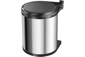 Poubelle de cuisine encastrable sous évier 15L Hailo Compact-Box M