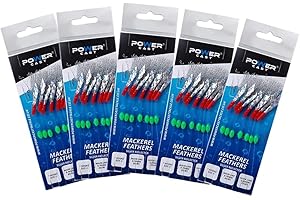 JOARDER Mackerel feathers sea fishing rigs lures 7 Hooks