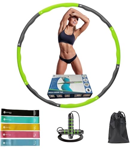 Hula Hoop Reifen Abnehmbar - Für Kinder Ab 3 Jahre & Erwachsene Fitness
