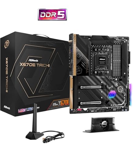 ASRock X670E Pro RS RGB ATX Anakart, AMD AM5 Ryzen 8000 ve 7000