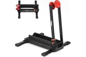 Favoto Support Pliable pour Vélo - Support de Sol pour Vélos de Route Course Montagne VTT 20-29 Pouces en Aluminium