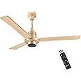 Orient Electric 1200 Mm I Tome Remote| Bldc Energy Saving Ceiling Fan| Bee 5-Star Rated, Consumes 26W At The Highest Speed| 3-Year Warranty By Orient| Topaz Gold - 5 Stars