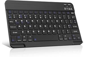 SENGBIRCH Wireless Bluetooth Keyboard Lightweight Slim for iOS iPad, iPad Pro, iPad Air, Mac, Android Tablet Samsung Galaxy, Xiaomi Pad 5, Huawei, Lenovo, Black
