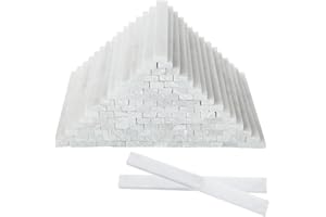 GBACHOOSE 200Pcs French Chalk, Engineers Soapstone Welders Chalk Sticks, Ergonomic Chalking Marking Tool, Flat Soapstone Pencil, Industrial Soapstone Marker