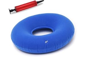 Fanchu Donut Ring Kissen Hämorrhoiden Aufblasbare Kissen Sitz Rollstühle Runde Kissen Sitz Druckkissen für Post Natal Hämorrhoiden Chirurgie Prostata Druckstellen