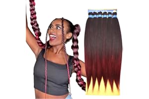 Ser Mulher CAPELLI SINTETICI JUMBO PER TRECCINE AFRICANE. 522 GR, UN PACCHETTO PER COMPLETARE IL LOOK. HAIR BRAIDING EXTENSION (DEGRADEE RED)