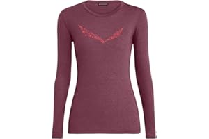 SALEWA Solidlogo Dry W L/S Tee. T-Shirt Donna