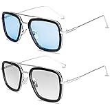 Vintage Square Sunglasses for Men Women Gold Frame Designer Classic Sunglasses