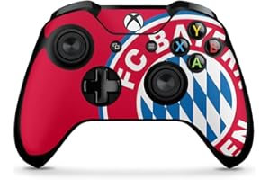 DeinDesign Skin Compatible with Microsoft Xbox One X Controller Film Sticker FC Bayern Munich Official Licensed Product FCB