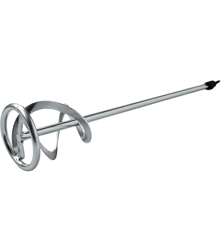 HARDY Miscelatore Intonaci E Pitture - Acciaio Inox 75x400mm, Per Trapani SDS Plus, Doppia Spira - Foto 6