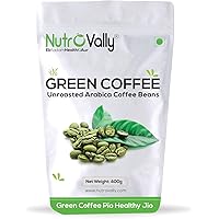 NutroVally green coffee beans for weight loss fast Unroasted Arabica Natural Immunity Booster (green coffee beans…