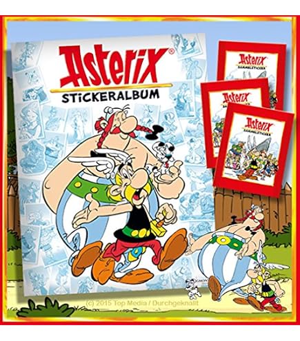 Panini Astérix – Boîte De 36 Pochettes + Album De Voyages – Stickers & Cartes Collector Avec Astérix Et Obélix !