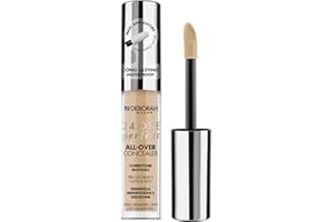 Deborah Milano – Correttore Fluido 24 Ore Perfect All-Over Concealer, 3.1 Nude, Long-Lasting e Waterproof, Coprenza ad Alta Tenuta, Minimizza Imperfezioni, Occhiaie e Discromie del Viso