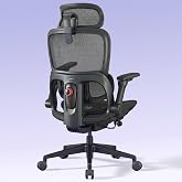 SIHOO B300 Pro Ergonomic Office Chair Adaptive Lumbar Support, Black | 6D Folding and Swivel Armrests, 3D Wide Headrest, Brea