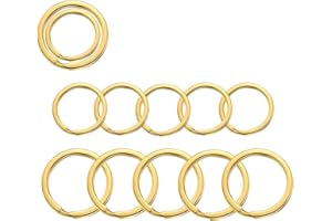 LESSMON Key Rings for Keychain, Car Keys, Dog Tag Ring, Crafts