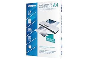WAYTEX 78275 - Buste per plastificazione, formato A4, spessore 125 micron, confezione da 100