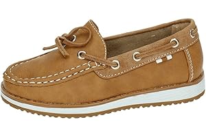 DEMAX NS598B-18 Zapatos NAÚTICOS NIÑO Zapatos MOCASÍN
