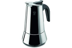 Pezzetti 1386 Caffettiera, 160 milliliters, Legno, Argento