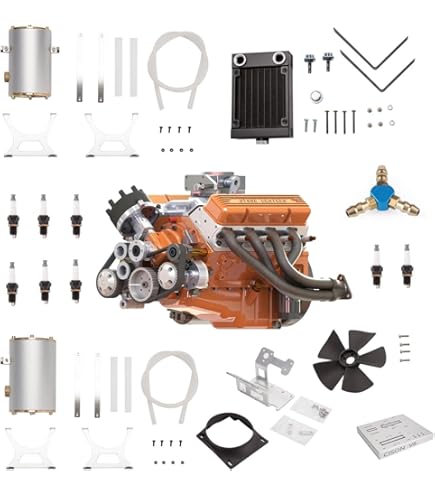 This Working 44cc V8 Engine Kit Is a Real Small Block This Working 44cc V8 Engine Kit Is a Real Small Block