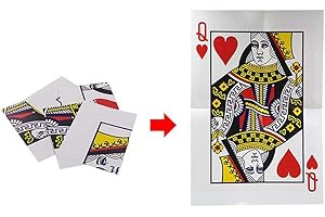 ZQION Enjoyer Broken Q Restore Card Trucchi magici Illusioni sul palco Carte magiche Trucco Mentalismo Accessori per Mago Jumbo Poker Recupera