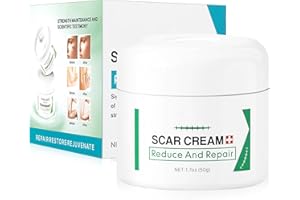 BOLOSHINE Narbencreme, Narbensalbe, Dehnungsstreifen Creme, Scar Remove Cream Narbenentferner für Gesicht Körper C-Schnitte, Brennen, Akne, Alte & Neue Narben, Dehnungsstreifen