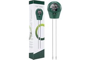 Wealrotn Soil Moisture Meter 3 in 1 PH Light for Plants, Soil Tester Plant Watering Indicator Testing Kit Great for Garden, House, Lawn, Farm, Indoor & Outdoor (1-Pack)