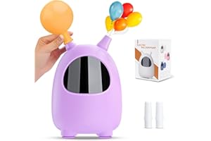 ICNOW Balloon Pump, Mini Size Dual Nozzle Electric Balloon Blower Machine, Electric Balloon Inflator for Decoration, Party, Wedding, Graduation (230V, 600W)