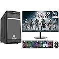 Zoonis i7 Gaming Pc Full Setup Desktop Complete Computer Core I7 2600 |16GB Ram |512GB SSD| |Windows 10| GT 4GB 730 Graphics Card with 19 inches led Monitor RGB Keyboard Mouse Wi-fi Ready to Play