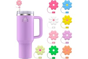 Mont-Clair 9 Copri Cannuccia in Silicone + Coperchio Protettivo per Cannuccia per Bicchieri Stanley + Compatibili con Bicchieri Tappi per Cannucce per Bicchieri 30 & 40oz e Borracce