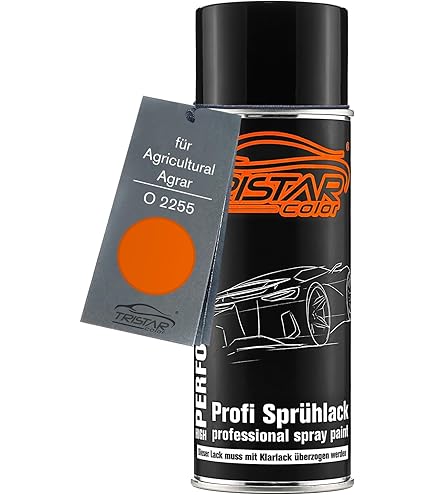 TRISTARcolor Peinture Voiture Kit Bombes De Peinture Pour Ford 450 Sunrise Red Peinture De Base Vernis Clair Aérosol 400 Ml