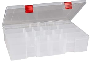 Plano Rustrictor StowAway 3700 Deep RUST PREVENTION Cassetta per attrezzi con scomparti, per attrezzi da pesca, per esche da pesca, esche dure e morbide e crackbaits