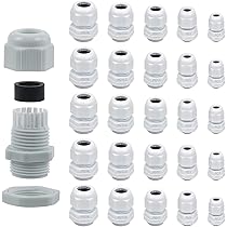 Passacavo Impermeabili IP68 50 Pezzi | Set PG7-PG19 | Per Esterni, Giardino, Illuminazione | Facili Da Installare - Foto 7