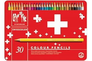CARAN D'ACHE SG istruzione CD 1285 - 730 Caran d' Ache Swisscolor - Matita (confezione da 30), multicolore