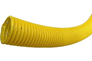 4INSTALATOR Drainagerohr DN50 10m gelb PVC-U gelocht | Entwässerungssystem Abflussrohr Drainageschlauch Entwässerungsrohr Drainrohr Drainage Entwässerung