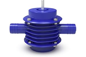 ORIENTOOLS Drill Power Water Pump Blue Drill Pump 2400L/H Drill Water Pump2000-3000 RPM,Oil Fluid Water Use, Blue