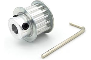 Pnloog-Timing pulley Arc 14 Teeth HTD 5M Timing Pulley, Bore 5/6/6.35/7/8/10mm, Width 15/20mm, HTD5M Synchronous Belt Wheel Pulley 14Teeth 14T