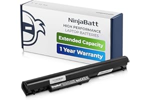NinjaBatt Akku für HP 740715-001 OA04 OA03 250 G3 250 G2 HSTNN-LB5S 746641-001 746458-851 15-D003SL 15-G092SA 15-G094SA 15-S000 HSTNN-LB5Y HSTNN-PB5Y - Hohe Leistung [4 Zellens/2770mAh/41wh]