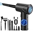 Dépoussiéreur électrique, souffleur à air comprimé, 3 vitesses, 91 000 tr/min, rechargeable par USB, batterie de 6 000 mAh, k