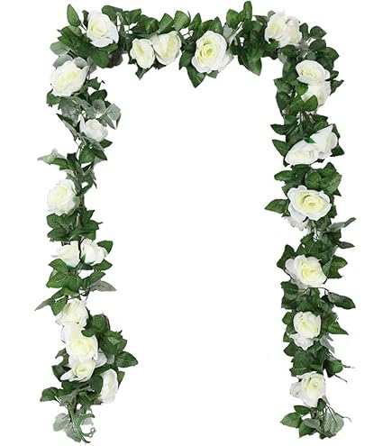 Swpeet Perlenschnur 20m Weiß - 10mm Perlen Für Dekoration & Hochzeit