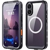 PSR Aksesuar iPhone 17 Su Ge&ccedil;irmez Kılıf 2M Derinlik Dayanıklı, 360&deg; Tam Koruma, Darbe Emici PC + TPU Kapak (iPhone 17)