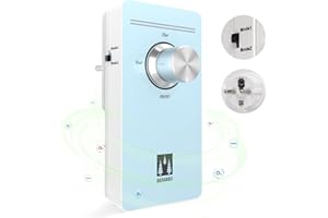 SPESSN Générateur d'ozone purificateur d'air, stérilisateur d'odeurs, purificateur d'air, générateur d'ozonizer d'air pour chambre, salle de bain, animaux domestiques, formaldéhyde et odeur – bleu