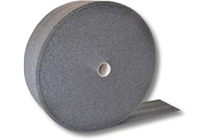 dm-folien gmbh 1 Rolle Premium Randdämmstreifen grau I 200mm x 8mm x 50m I verschiedene Abmessungen I formstabile Dämmstreifen für Estrich I PE-Schaum Randstreifen für Fußboden & Dämmung