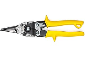 Wiss M3R Metalmaster Compound Action Aviation Snips, Cuts Straight, Left and Right , Yellow, 248mm/ 9-3/4-Inch