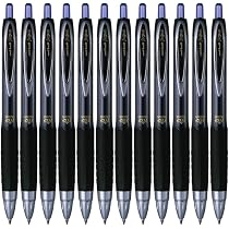 Uni-Ball Rollerball inchiostro gel segno UMN-207E nero 0,7mm scatola 12 pz